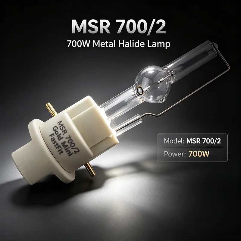 Gold Mini 700W Bulb Replacement MSR 700 MSR700/2 Lamp for Moving Head Light