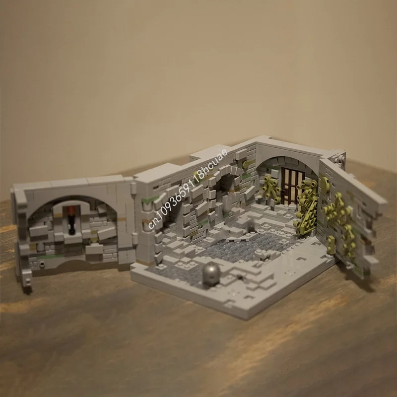 1138 قطعة MOC النفوس المظلمة أوسكار S غرفة نموذج اللبنات العمارة تجميع DIY بها بنفسك هدايا عيد الميلاد ألعاب إبداعية تعليم الاطفال #2