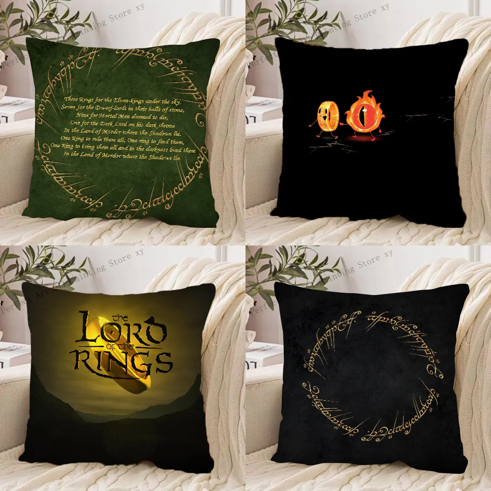 Game Pillow Case Fashion Square Pillowcase Bedroom Sofa Room Ins Decoration Leisure The Lords Of The R-Rings Cushion Cover 40x40