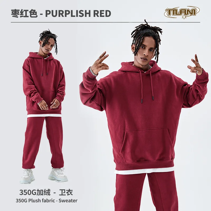 

Трансграничная американская ретро толстовка с капюшоном, мужская осенне-зимняя новинка, свободная уличная модная толстовка с капюшоном, толстовка