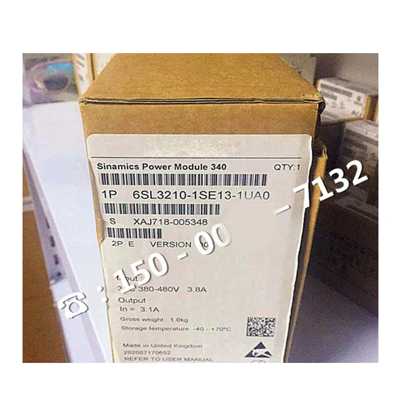 

Новый оригинальный инверторный модуль питания 6SL3210-1SE13-1UA0/O PM340