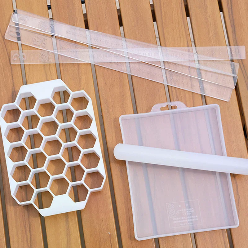 Divider Dumpling Pastry Divider Pasta Filling Dough Equalizing Cutter Kitchen Supplies Tools Honeycomb