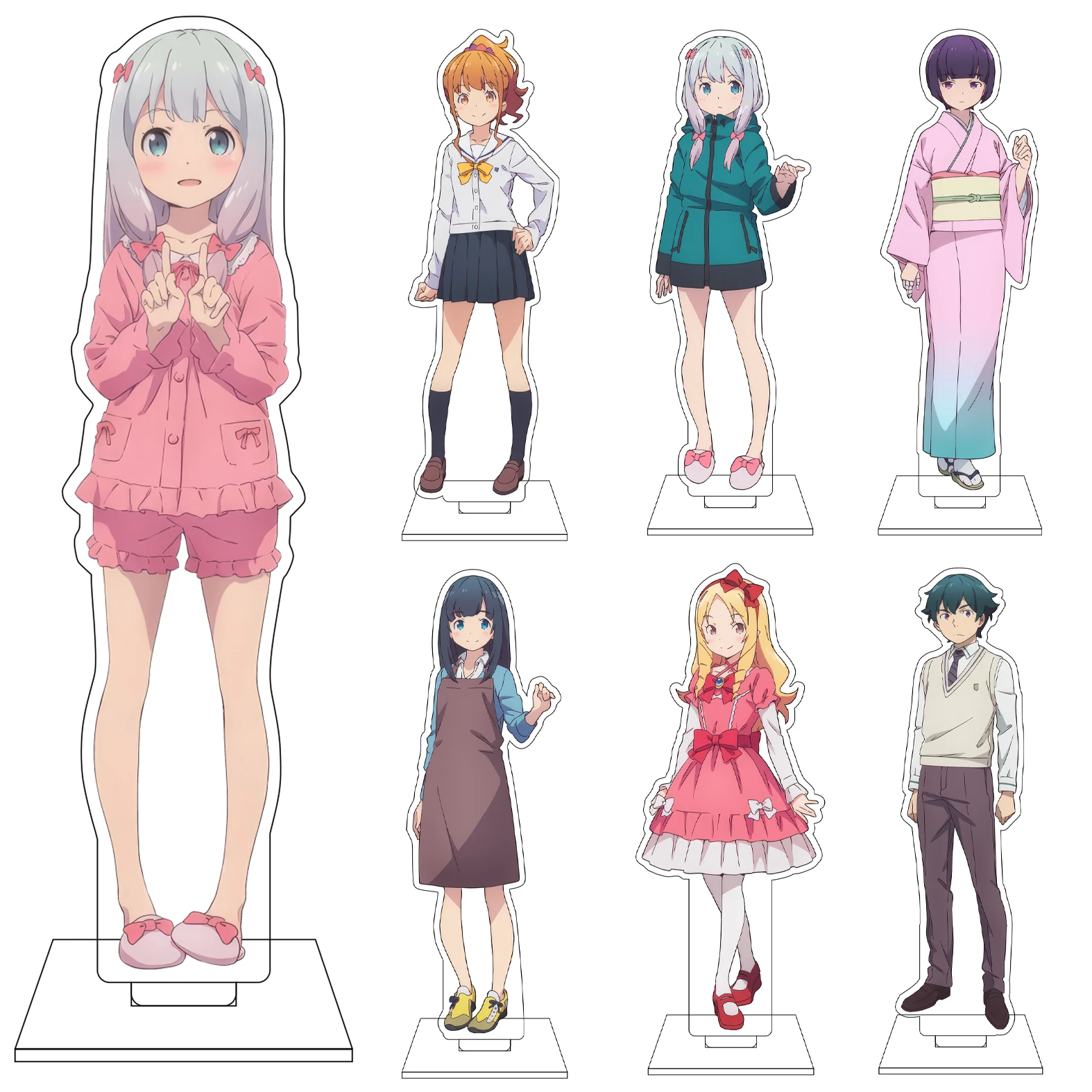 

16CM Anime Eromanga Sensei Acrylic Stand Izumi Sagiri Emily Granger Ornament Acrylic Standing Plate Christmas Gifts