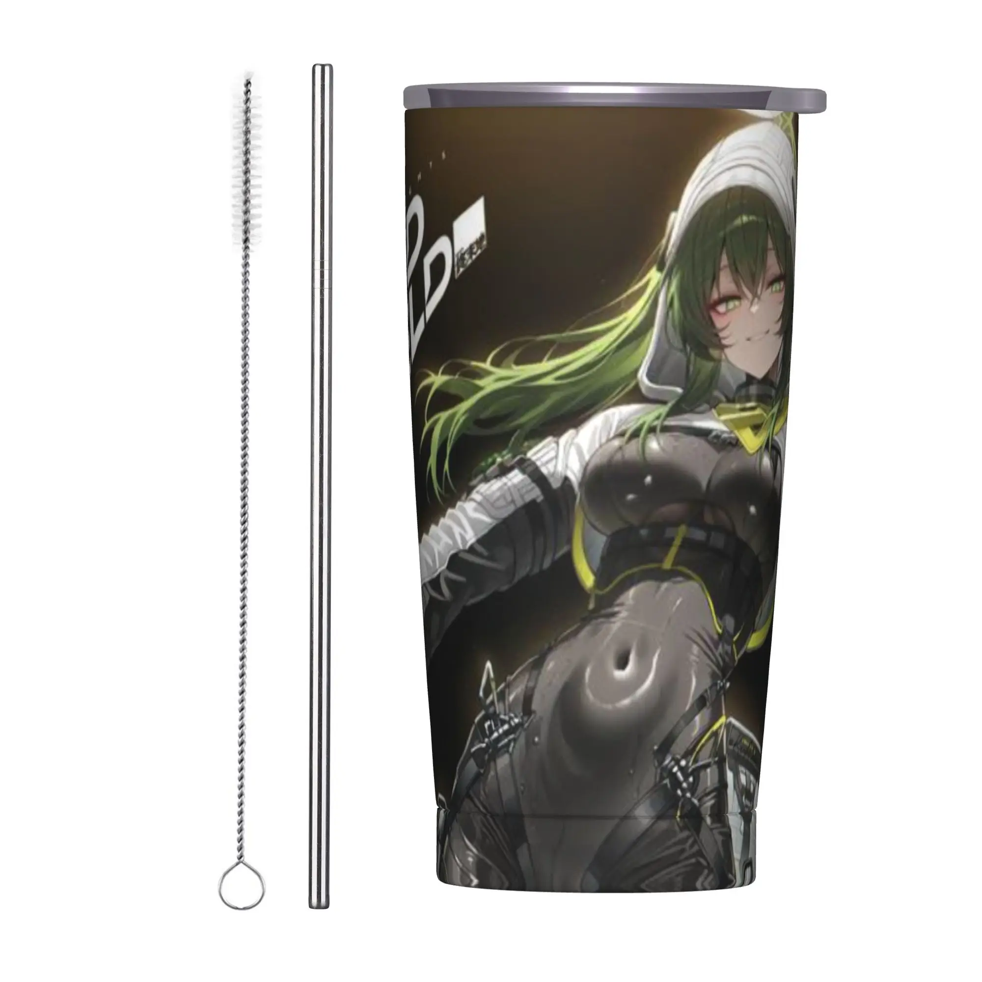 

Arknights Endfield Endministrator Tumbler 20oz Stainless Steel Double Wall Vacuum Insulated Travel Mug With Straw