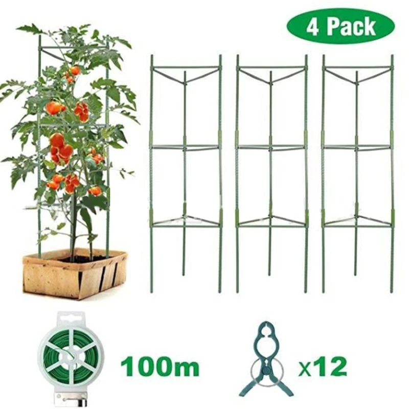 

Plant Support Pile Frame Greenhouse Arrangement Square Fixed Rod Indoor Flower Plant Vine Horticultural Climbing Bracket Outdoor