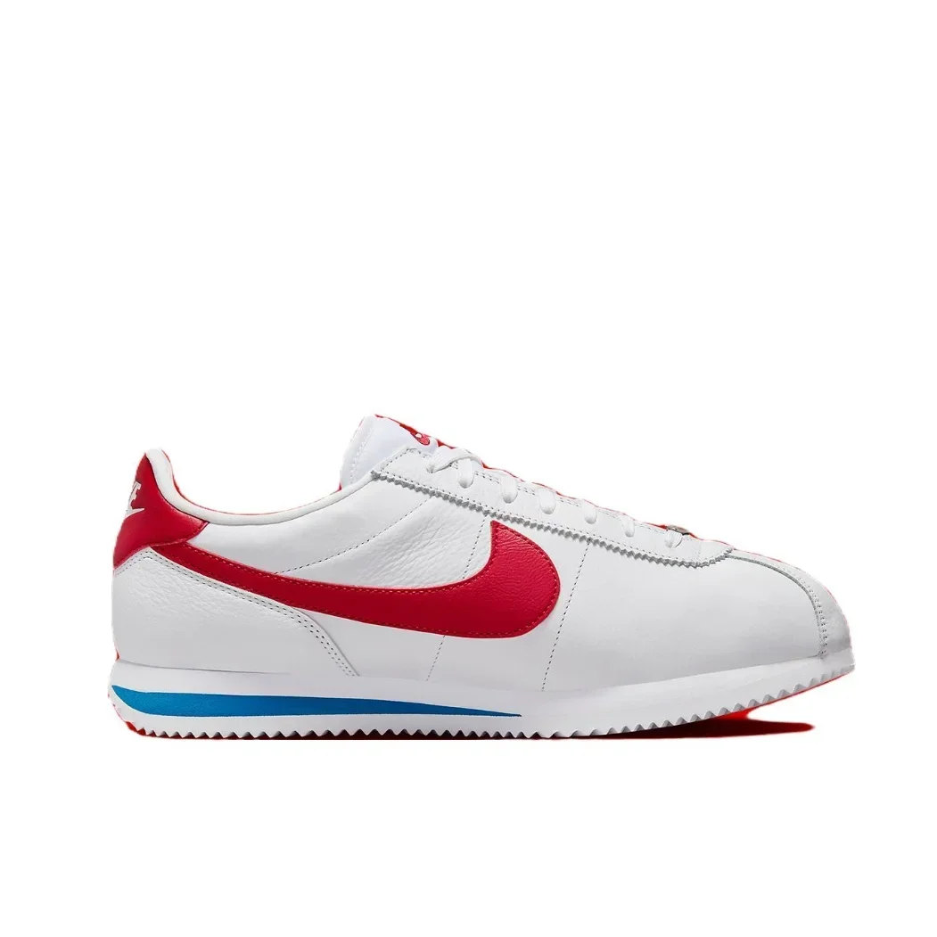 Nike Cortez Low Men's and Women's Sneakers Retro Classic Running Shoes Soft and breathable Sneakers Lightweight and stylish Red