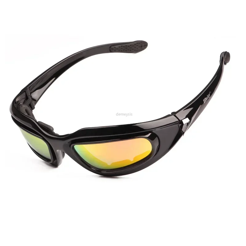 Поляризованные очки DAISY, фотохромные солнцезащитные очки с 4 линзами в комплекте, мужские тактические очки для пустыни, спортивные поляризованные очки