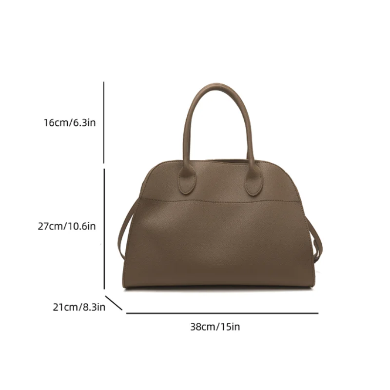 Modische Große Tragetasche, Vielseitige Pendler- und Reise-Schultertasche, Lässige Koreanische Premium-Luxus-Handtasche mit Griff – Detail 5