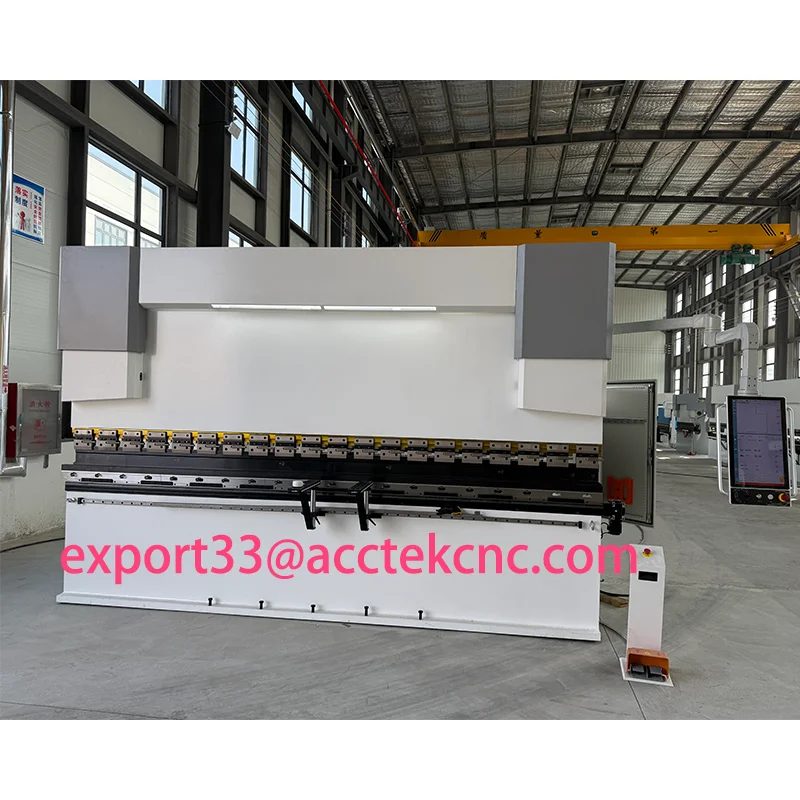 AccTek Press Brake 63T2500 100T3200 160T3200 Cnc Nc Hydraulic Bending Press Brake Machine for Folding Metal Steel