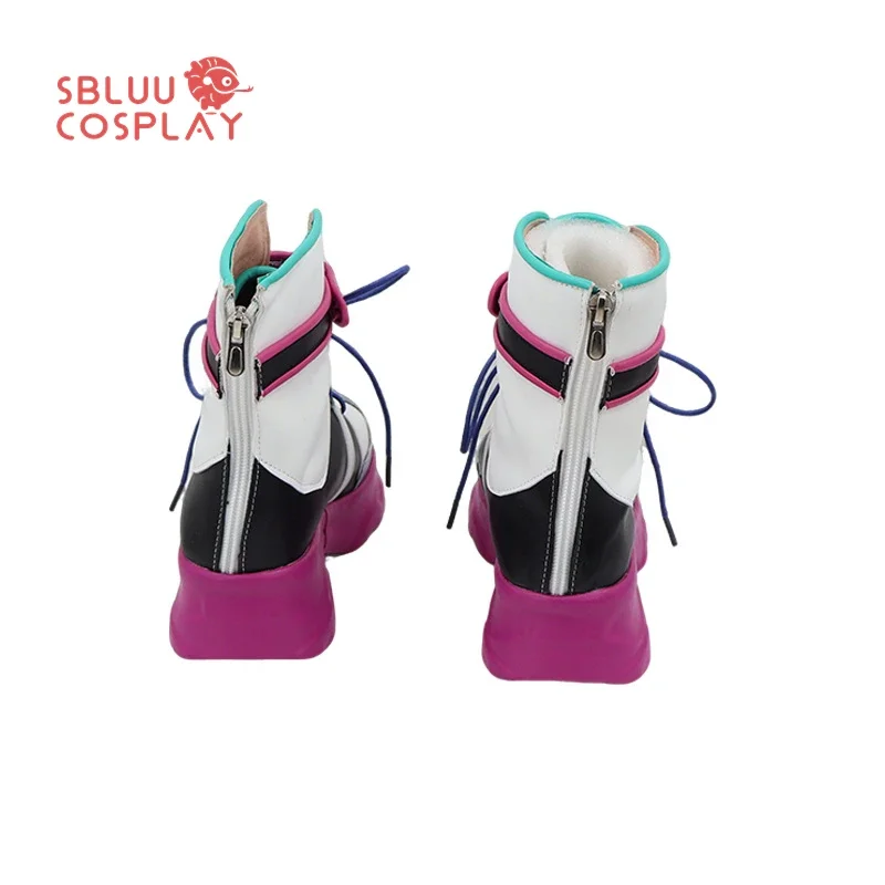 SBluuCosplay Gioco Wraith Scarpe Cosplay Stivali su misura