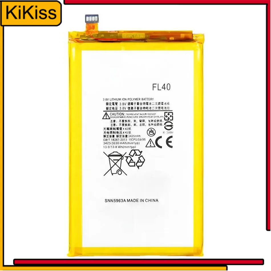 

Safe FL40 Mobile Phone Battery For Motorola Moto X 3A Play Dual XT1543 XT1544 XT1560 XT1561 XT1562 XT1563 XT1565 3630Mah