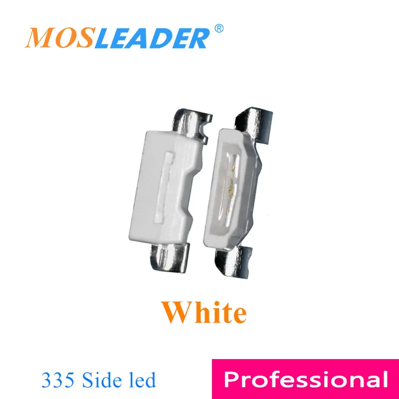 Mosleader 3000 шт. SMD LED 335 Белый 4008 Боковые светодиоды Китайские яркие одноцветные светодиоды
