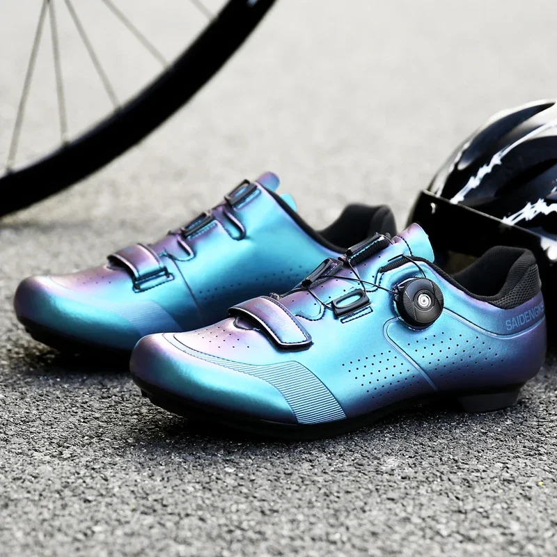 

Professional Cycling Shoes for Men and Women, Road Bike Shoes, Mountain Racing Sneakers, Self-Locking, Plus Size, 36-47