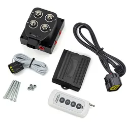 12v Solenoid Valve Air ride Suspension manifold valve with remote controller 0-200psi