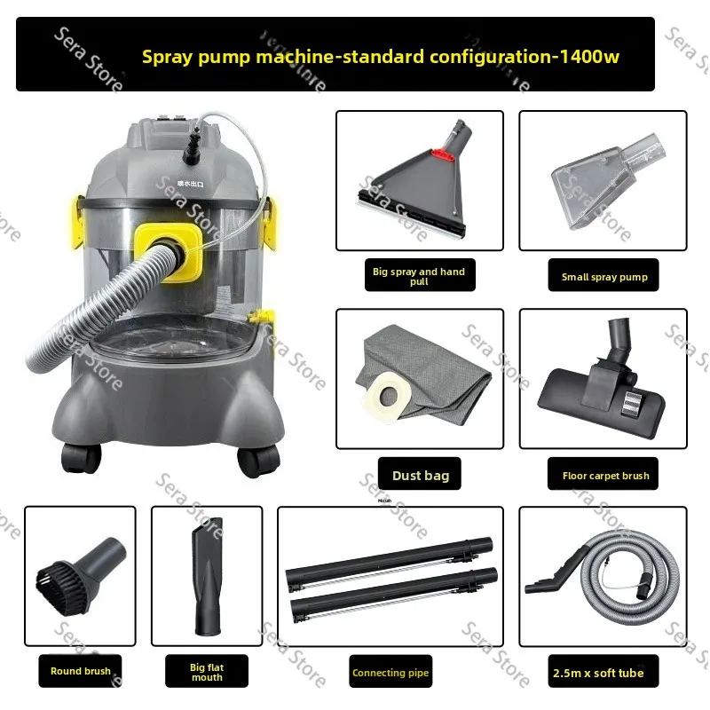 3-in-1 Wet Dry Blow Vacuum Cleaner RL208 – Sofa Upholstery Spray Extraction Cleaning Machine