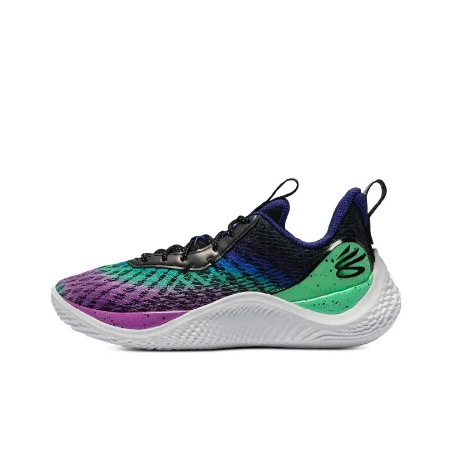 Under Armour Curry 10 Basketball Shoes Men's Low Top Purple 3025621-500
