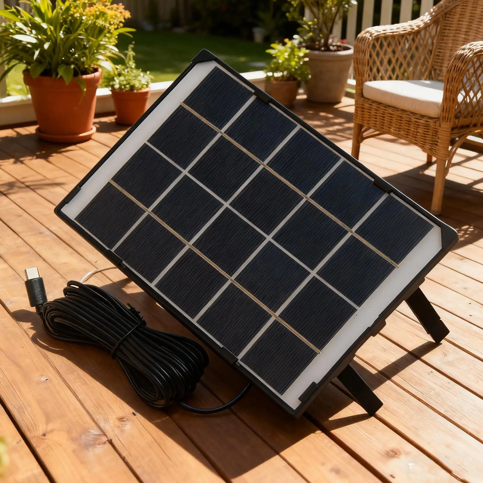 Solar Panels 30W 5V Portable Adjustable Mount Power Bank Outdoor Security Camera Charging Panel for Phones Lantern Fan Power