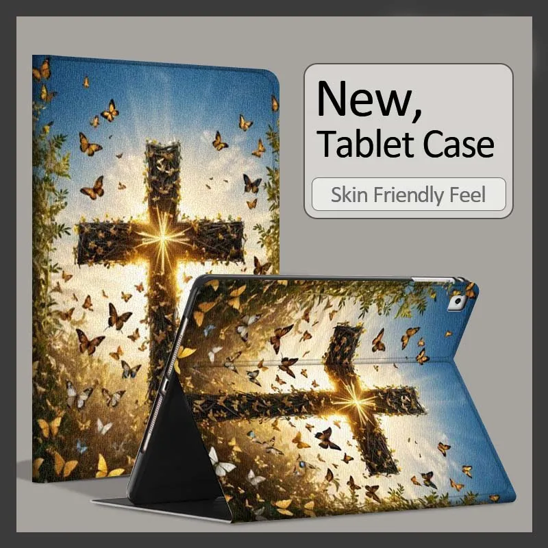 

Scenery Cross Creative For iPad Pro Air Mini 2 3 4 5 6 7 7th 8th 9th 10th 11th 10.2 9.7 10.5 10.9 11 13 Inch Tablet Case