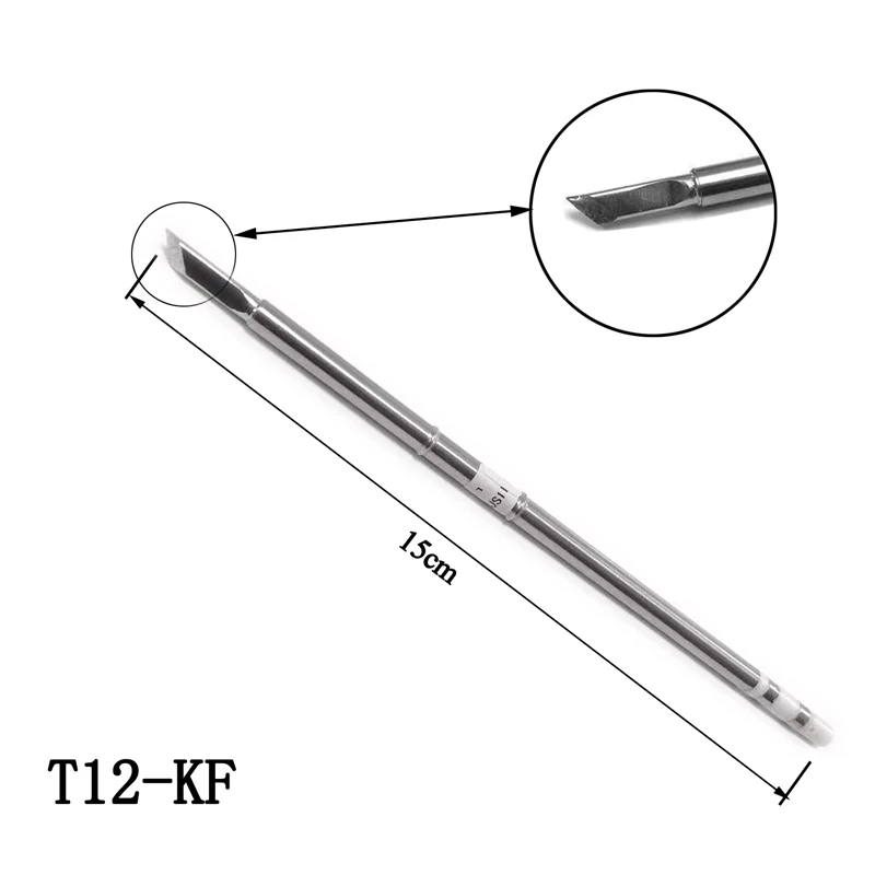 Imagem -03 - Soldagem de Solda Picadas T12 Series Iron Tip T12-k ku kf para Hakko Solda Pcs