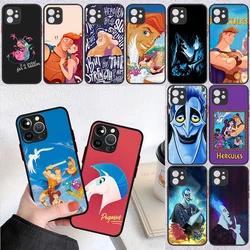 Disney Hercules Shockproof Silicone High-End Phone Case for iPhone 15 14 13 12 11 Pro Max Plus