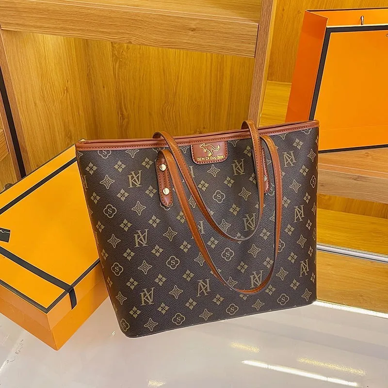 

Роскошная дизайнерская сумка через плечо для женщин | Большая сумка из мягкой кожи с принтом | Повседневная сумка-мессенджер премиум-класса