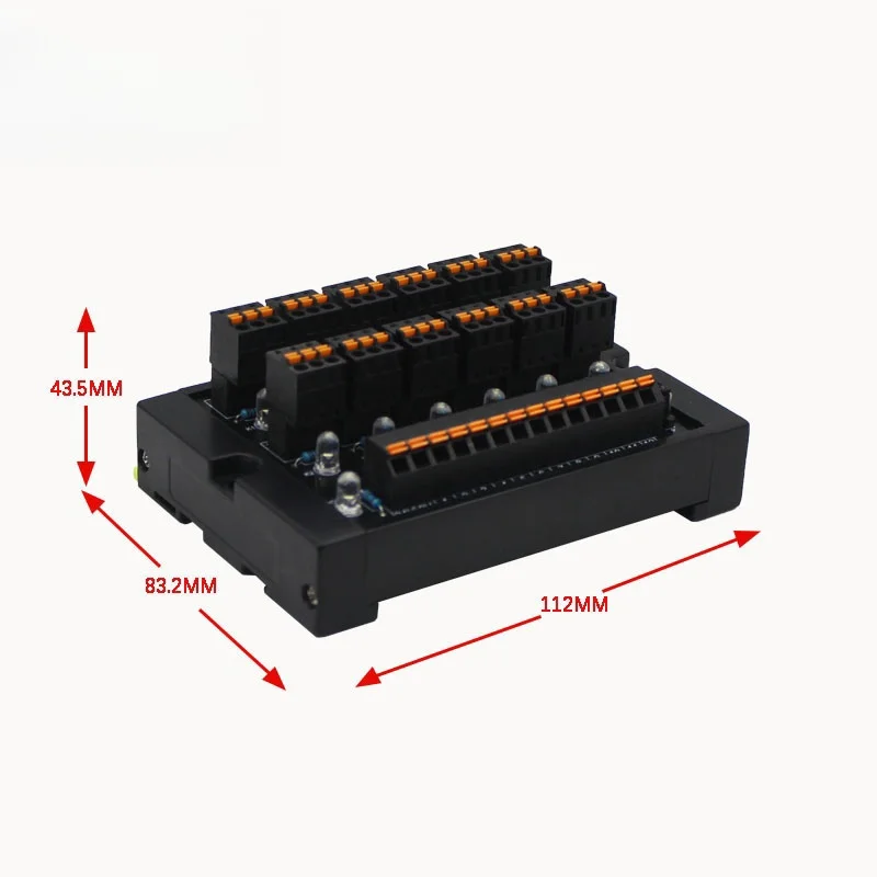 Cablaggio e conversione i/o, console di messa in servizio dell'interruttore a induzione del ramo della morsettiera del sensore 8 e 12 inserto dritto