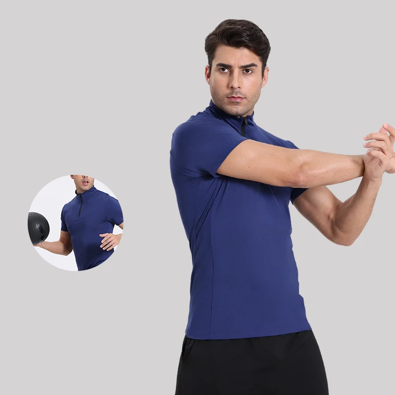 4 Colour Cycling Short Shirts Sports Compression Shirt Men Fitness Gym Skeleton Sport Running T-Shirt Quick-Dry Breathable