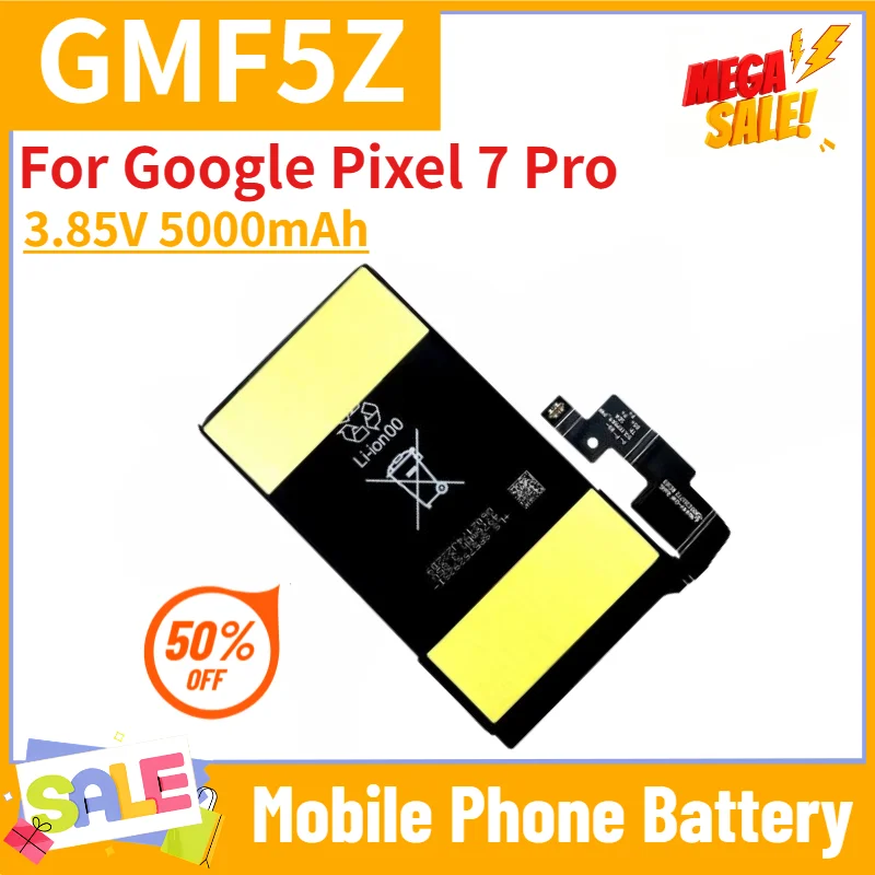 GMF5Z Battery 3.85V 5000mAh for Google Pixel 7 Pro Mobile Phone High Quality Replacement Battery