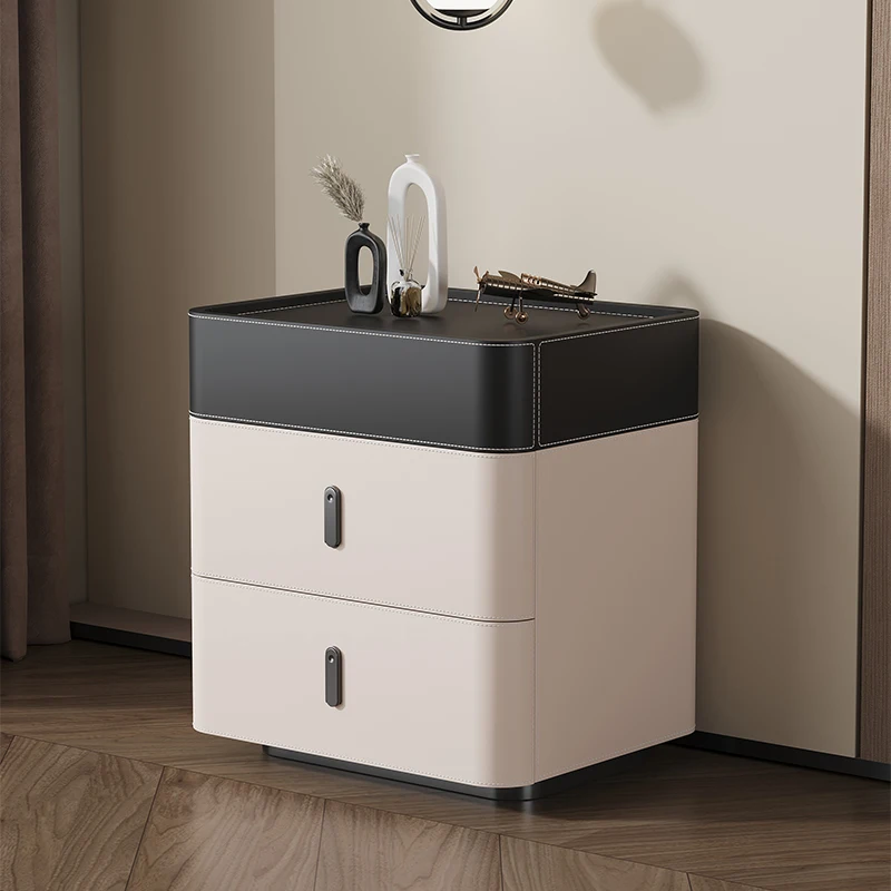 

Simple Storage Nightstand Nordic Minimalist Trendy Italian Bedside Table Luxury Aesthetic Mesitas De Noche Bedroom Furniture
