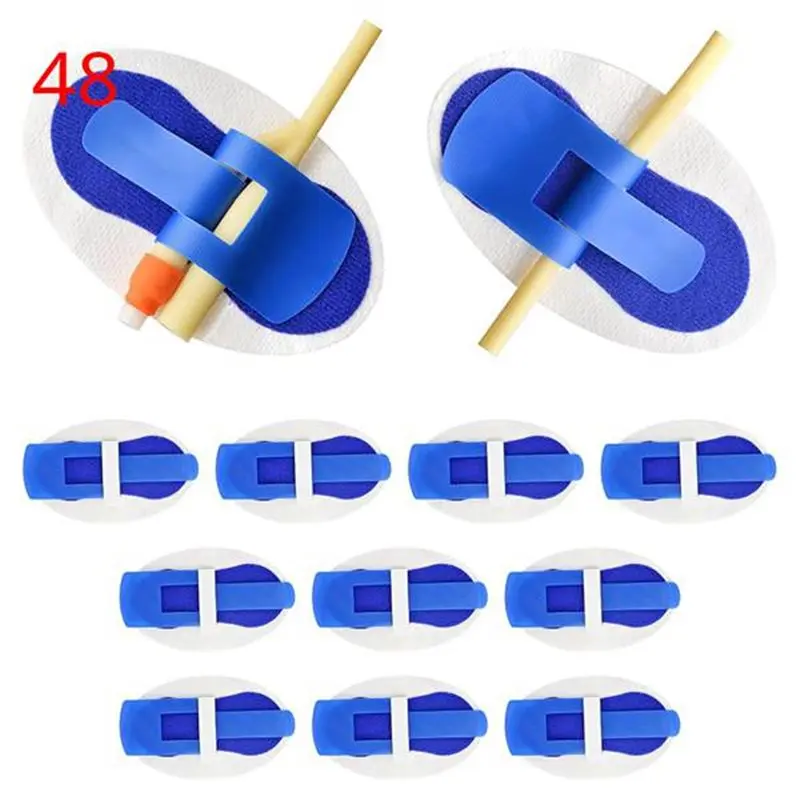 

【FITTING】48 шт., устройство для стабилизации катетера Foley, самоклеящаяся трубка катетера, держатель сумки для ног мочи, наклейка, поставка катетера