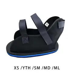 Cast Shoe Foot Protection Wide Wear Resistant Open Toe Adjustable Stable Ankle Joints Cast Boot Post OP Shoe Walking Shoe