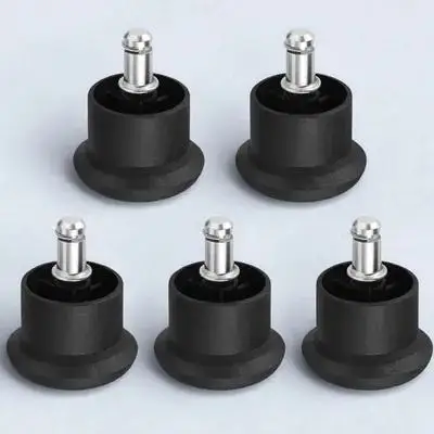 5 قطعة عجلات كرسي ممتازة سدادة عجلات تحميل ثقيلة كرسي مكتب القدم ينزلق غير علامات ملحقات الكرسي الثابتة #6