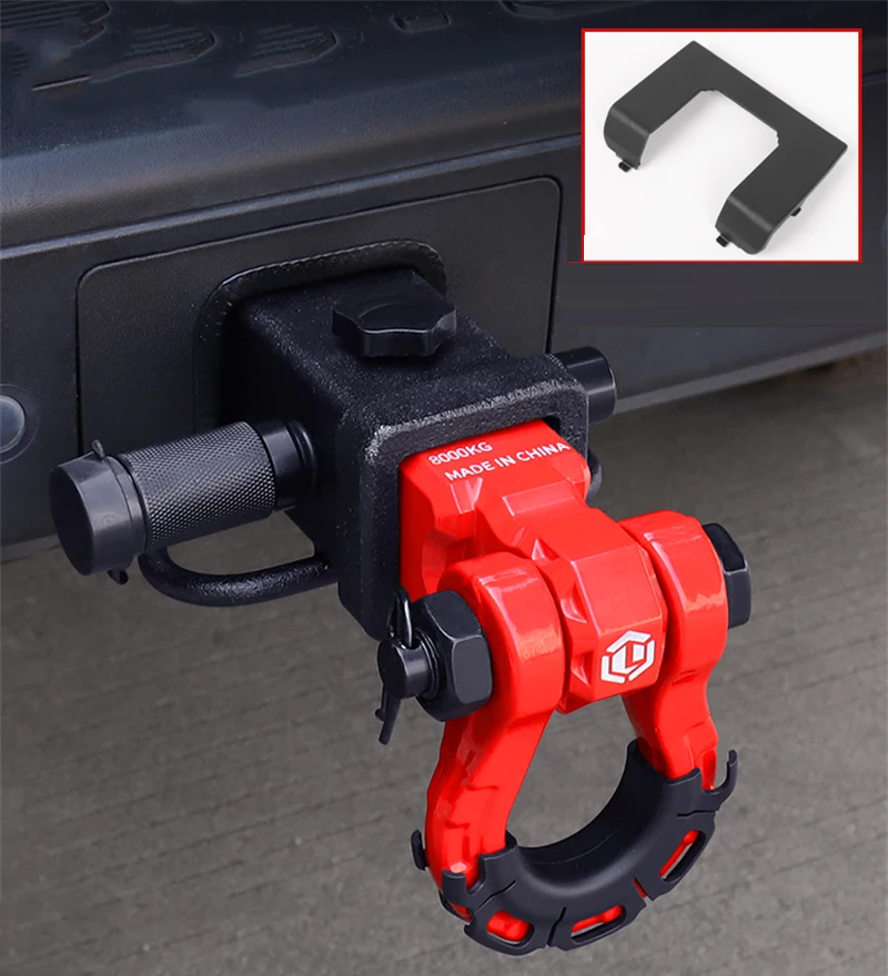 For 21-22 Tank 300 Trailer Hitch Off-road Anti-collision Rear Bumper Tiger Head Hook Trailer Ball Hook Refitted Accessories