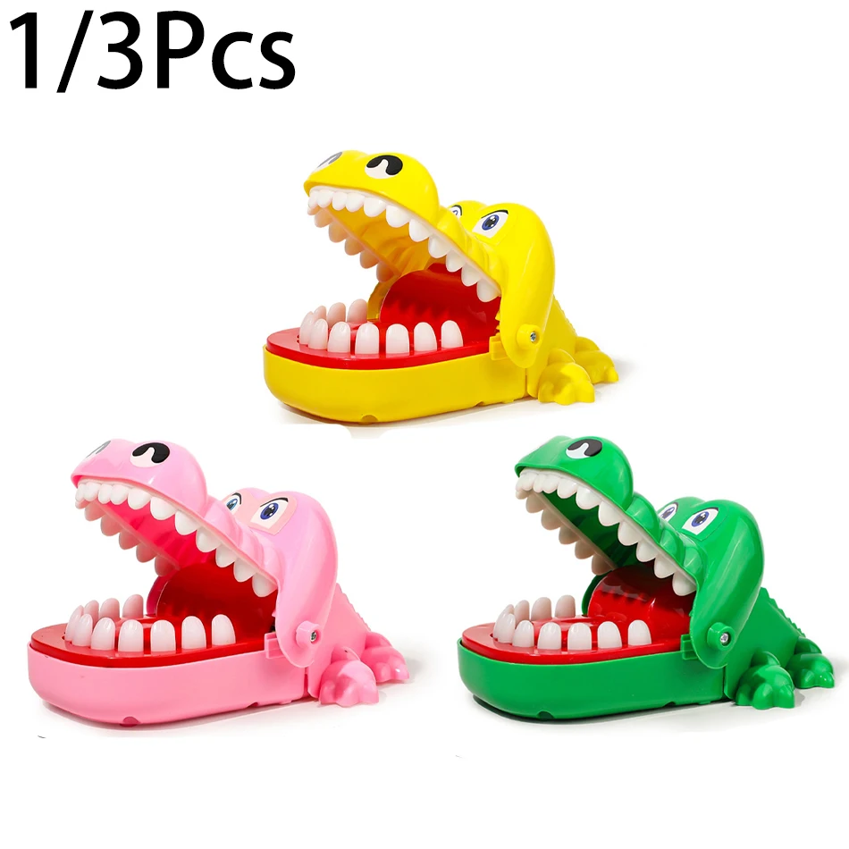

Wholesale Crocodile Teeth Toys Alligator Biting Finger Dentist Classic Family Games Party Pranks Lucky Game Decompression Toy