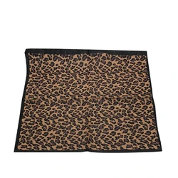 Bufanda cuadrada de algodón para ciclismo al aire libre, pañuelo bohemio Vintage con estampado de leopardo y Tigre, Unisex