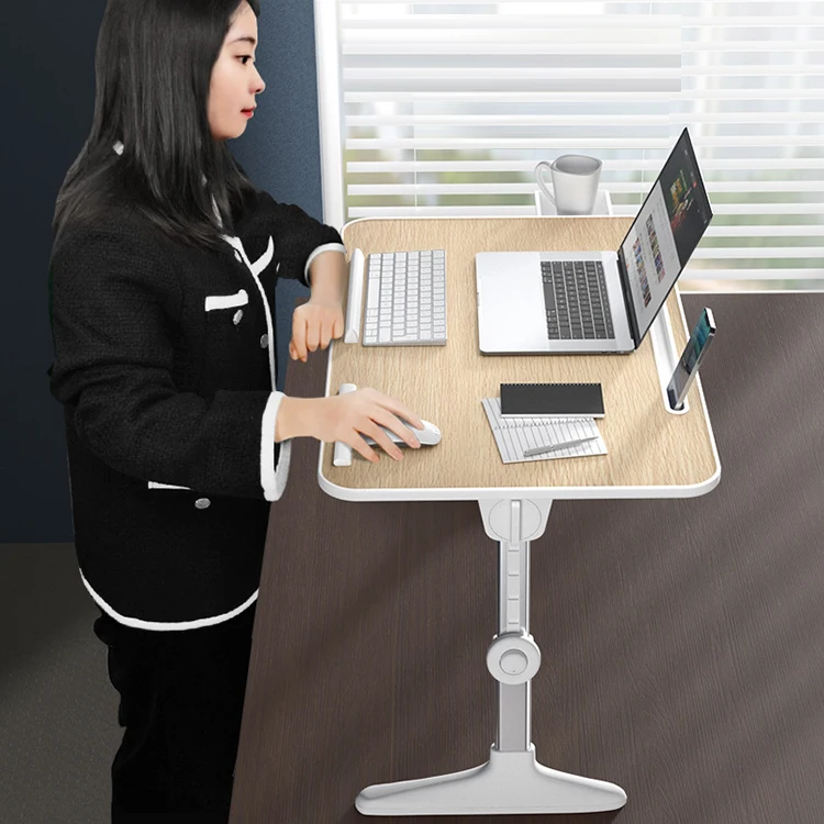 Bed Laptop Table Study Desk Multi Function Folding Lifting Desk Sitting and Standing Desk