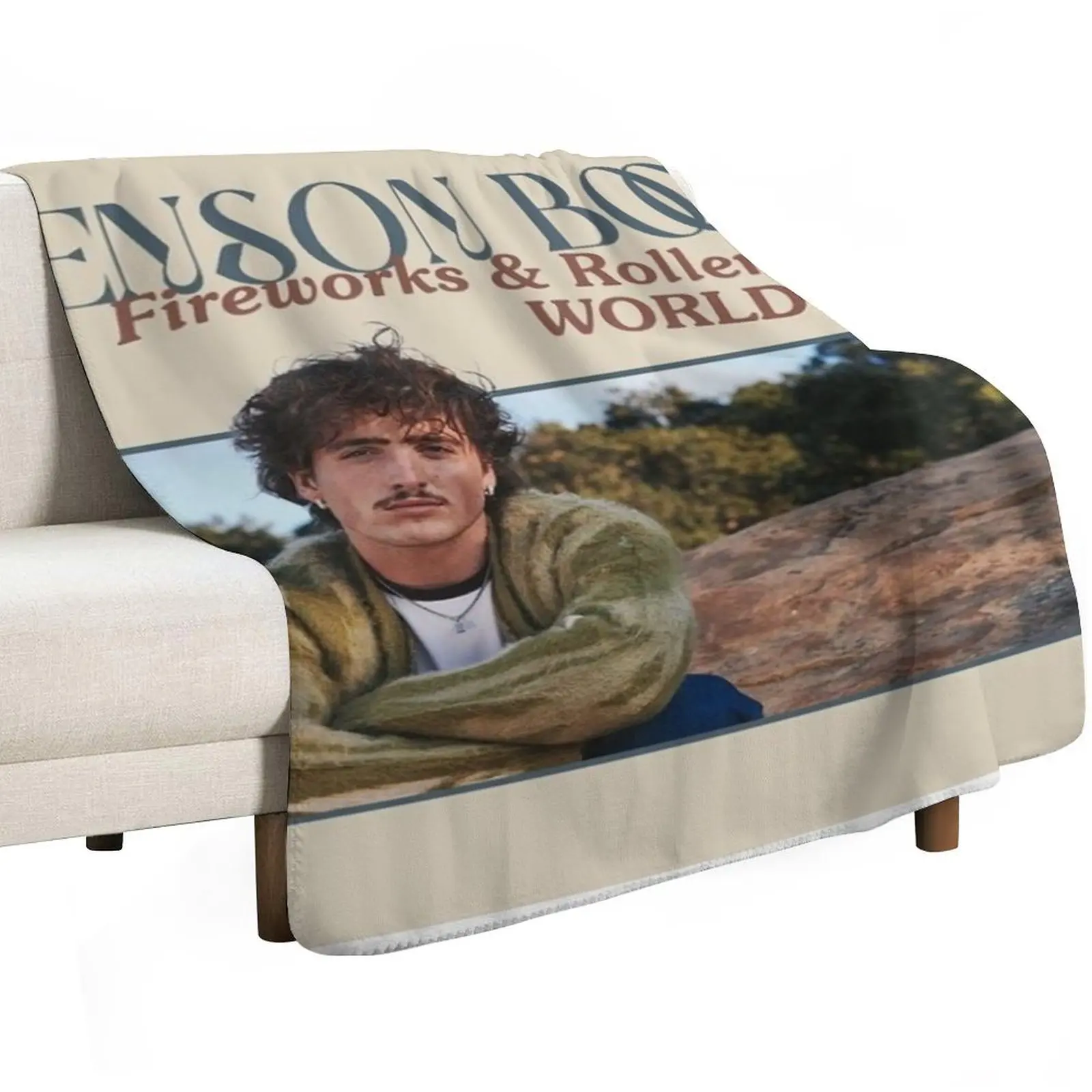 Benson #1 Throw Blanket cosplay anime Personalized Gift Plush Fashion Sofas wednesday Retros Blankets
