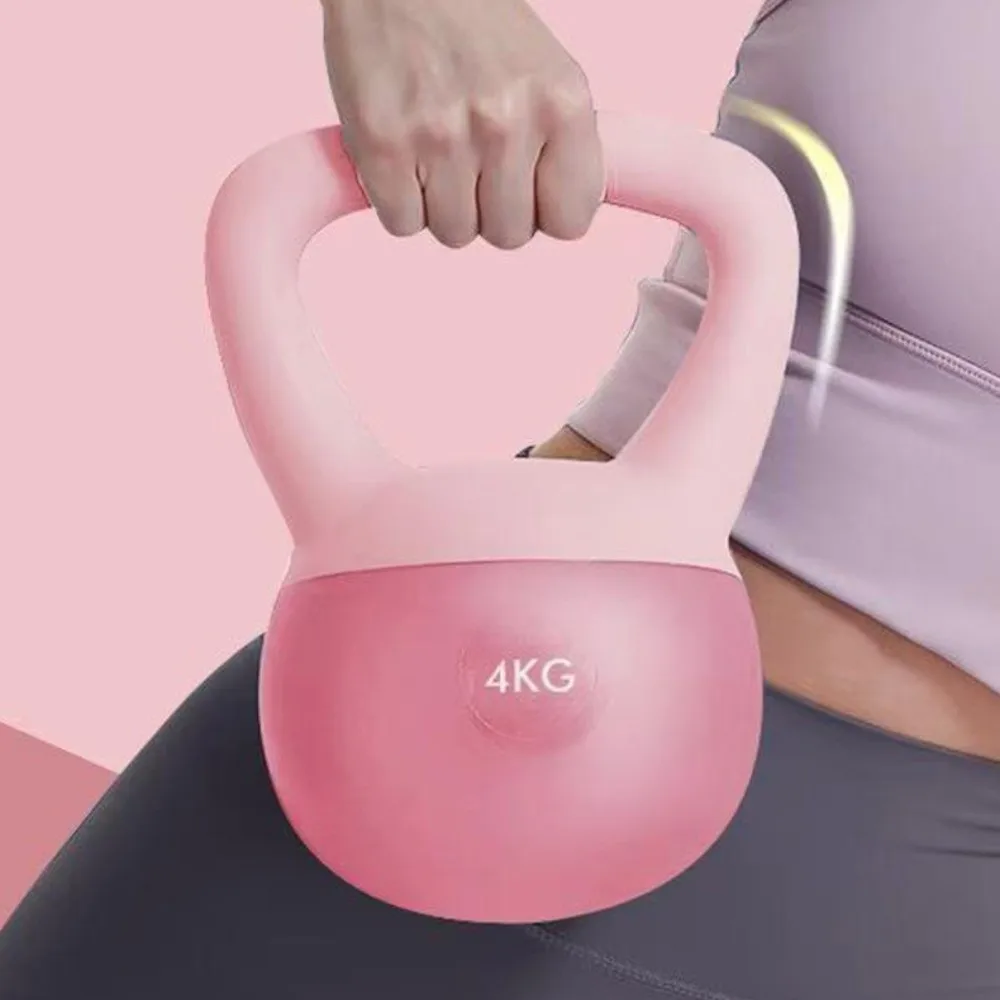 جرس غلاية ناعم للياقة البدنية، تمارين تدريب القوة الآمنة، أجراس غلاية متعددة الوظائف، دمبل احترافي محمول