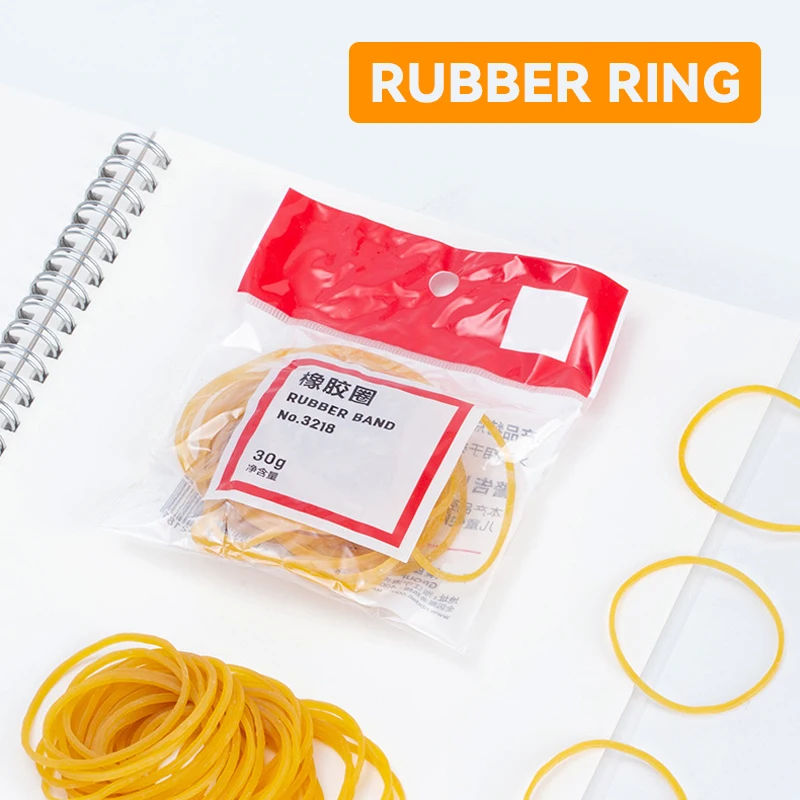 

Multi-Purpose Elastic Rubber Bands,66mm Diameter Rubber Bands Sturdy Stationery Fasteners for Paper, Files and Household Items