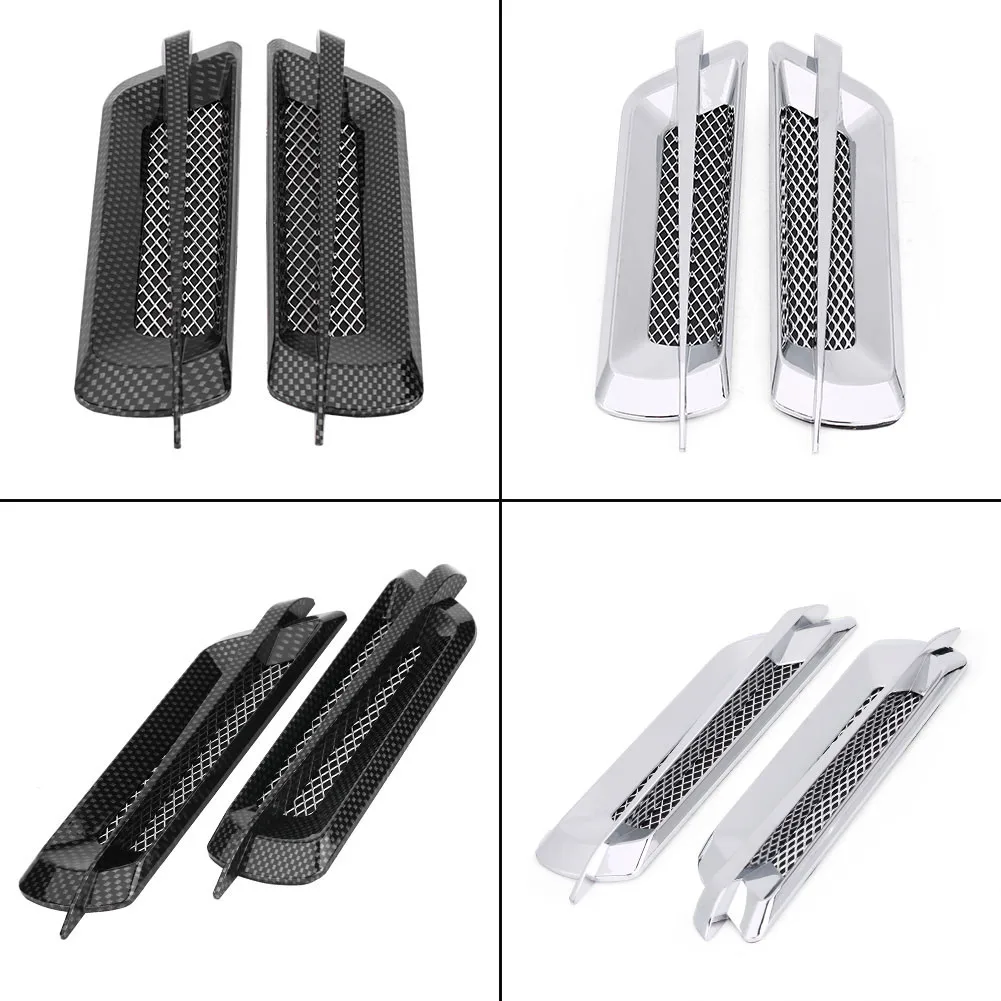 Air Intake Grille Vent Net Hole Sticker Car Side Air Flow Intake Grille Vent Net Hole Cover Decorative Sticker Universal