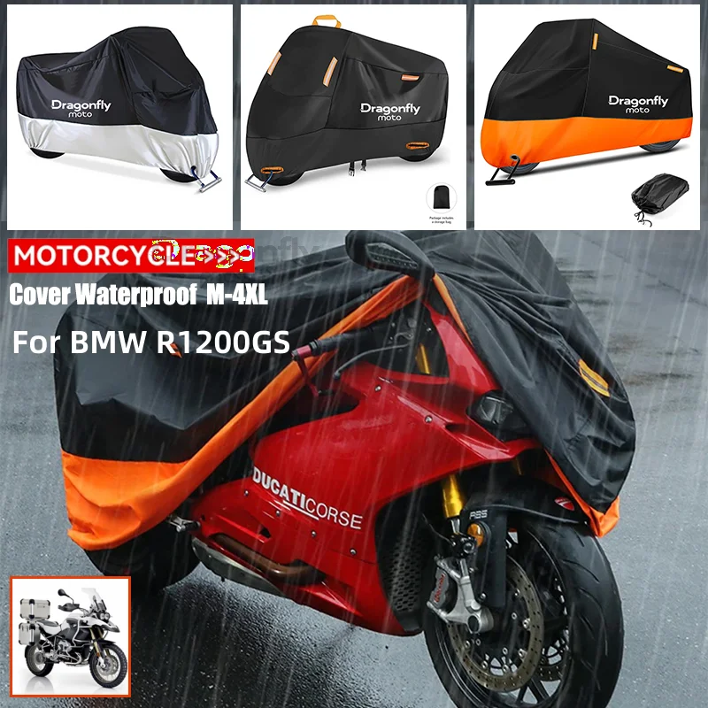 Dragonfly Motorcycle Waterproof Cover For BMW R 1200 GS LC R1200GS R 1200GS ADV Adventure All Season Dustproof UV Protective