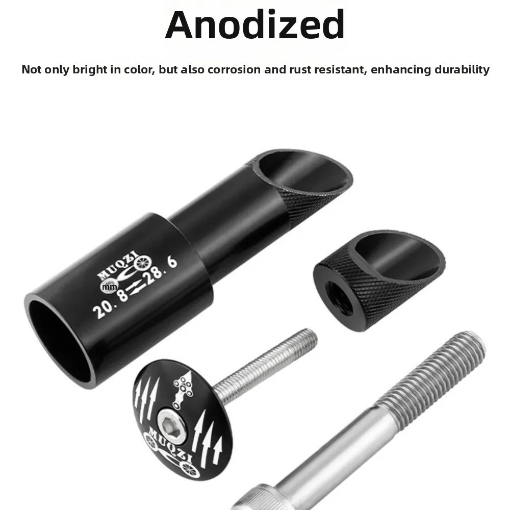 

20.8/22.2mm To 28.6mm Fork Stem Extender Aluminum Alloy Adjust Extension Bicycle Handlebar Stem Adapter Hanging Core Riser