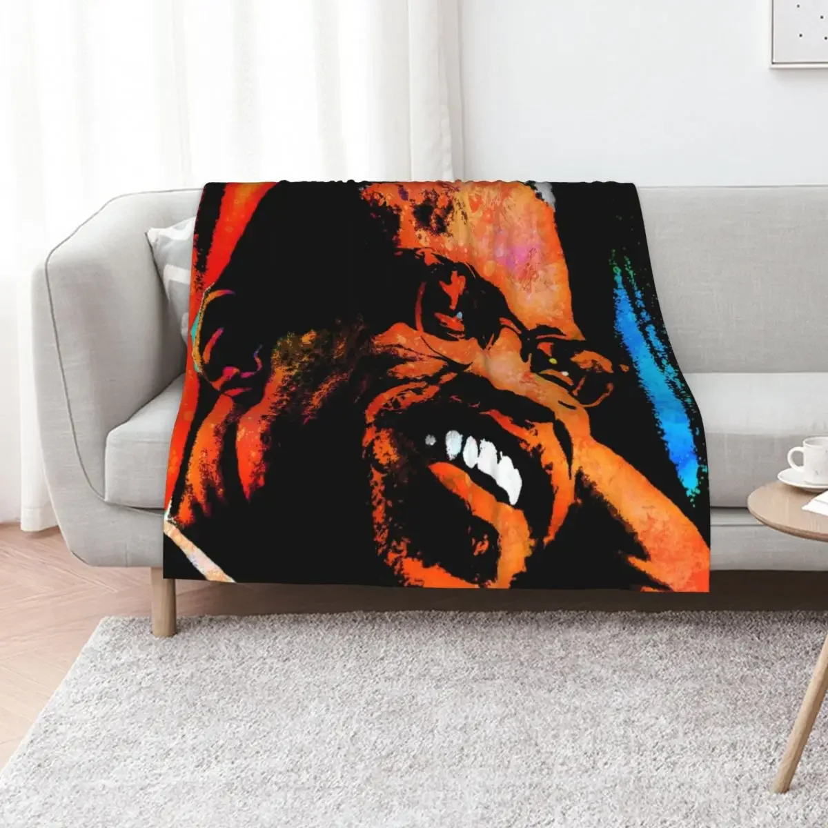 

Malcolm X Throw Blanket Moving bed plaid Blankets For Bed Blankets For Baby Blankets