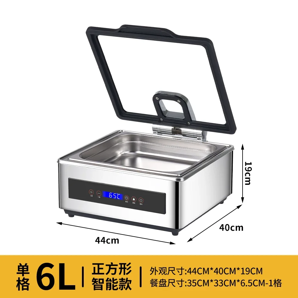 1pcs 304 Stainless steel buffet holding furnace  touch electric heating hydraulic visual