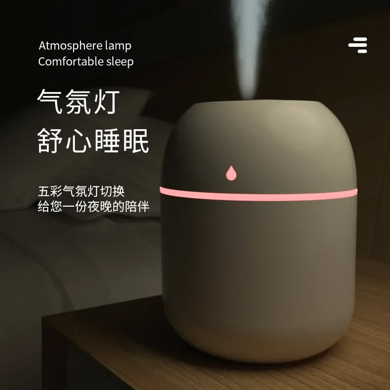 Water Drop Lantern Humidifier for Office Home Use USB Powered Large Mist Silent Mini Cute Aromatherapy Machine