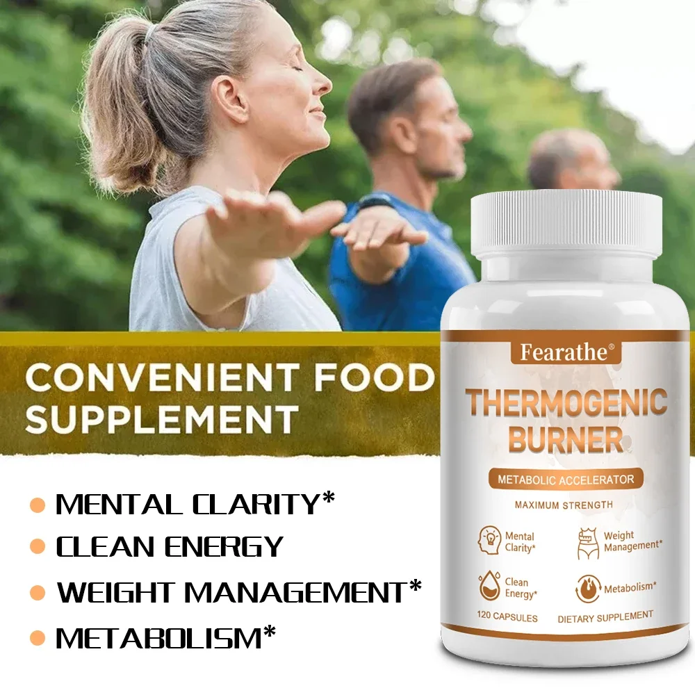 Premium Thermogenic Fat Burner - Weight Management, Clean Energy, Good for Focus and Healthy Metabolism - Nootropic Supplement