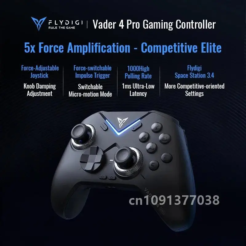 Flydigi Vader 4 Pro Game Handle Wireless Gamepad Gaming Controllers With Hall Rocker For PC/Switch/Mobile/TV