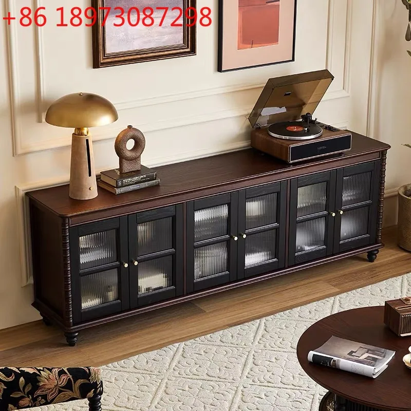 

Американский шкаф для телевизора из цельного дерева для гостиной, французский антикварный шкаф для хранения вещей