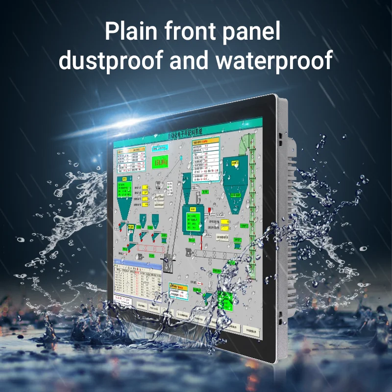 High Quality Capacitive Touch All in One Pc 21.5 Inch I5 I7 1920*1080 Resolution Embedded  Industrial  Panel Pc