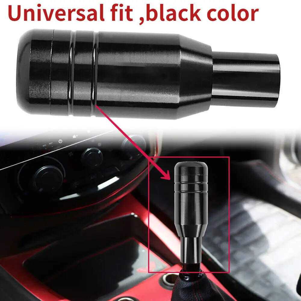 Universal JDM Aluminum Black Automatic Car Accessories Interior Gear Stick Shift Knob Lever Shifter Parts bodykits